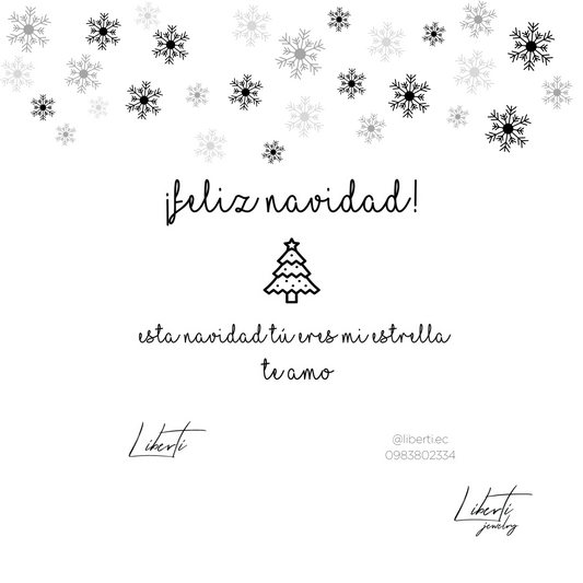 Frases Navideñas - Esta Navidad eres mi estrella