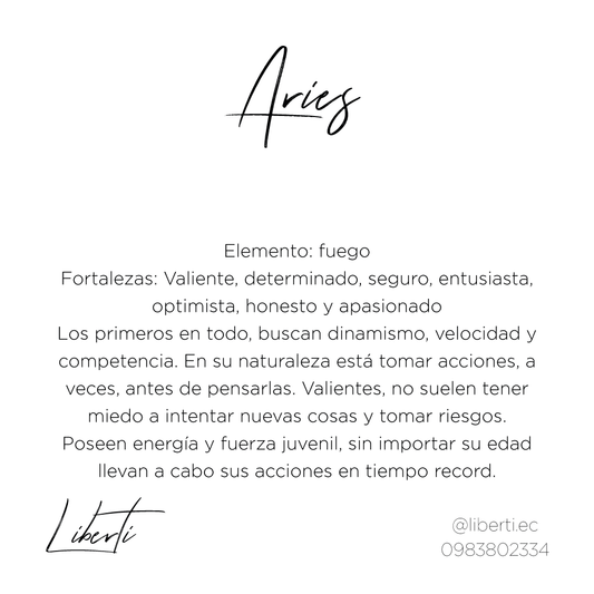 Signo del Zodiaco - Aries