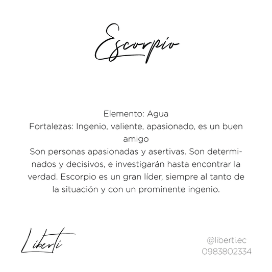 Signo del Zodiaco - Escorpio