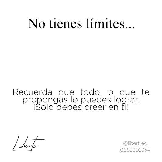 No tienes Limites