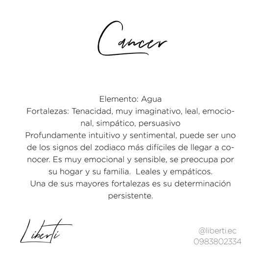 Signo del Zodiaco - Cancer