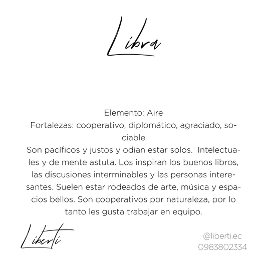 Signos del Zodiaco - Libra